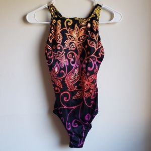 Croft & Barrow Ombre Body-Sculpting Swimsuit